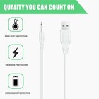 3 3ft White Usb Cable For Rechargeable Adult Toys Vibrators Universal Charger