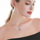 Pearl Jewelry Set For Women - Necklace   Earrings  Sterling Silver   Gold Plated