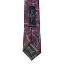 Daniel Hechter Paris Men s Silk Necktie Burgundy Aisley Designer Tie 100  Silk