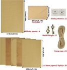 6 Set Vintage Stationary Paper And Envelopes Set  Aged Paper Writing Paper St
