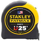 Stanley Fat Max Magnetic Tape Measure 25 Ft Measuring Tool Roll Ruler Lock