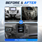 9 7  For Ford Fiesta 2009-2020 Android 14 Car Stereo Radio Gps Carplay Rds Wifi