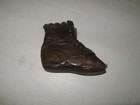 Victorian Leather Baby Shoe Toddler Child Doll Antique High Top Brown