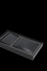 Handmade Slim rfin Genuine Pack Of 2 Leather Bifold Wallet Money  card Holders