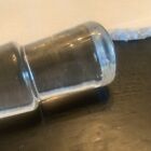 Mcm  Handblown Glass Bottle Stopper For Decanter Heavy Thick Glass 3 Tiered