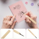 10 Pack Rubber Stamp Making Kit - Block Printing Kit   linoleum Carving Too