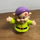 Fisher Price Little People Snow White s Dwarfs Figures Toy Lot 4 Dopey Doc
