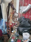 Broken Horn Silver Concho With Bridal And Bit