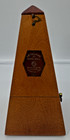 Vintage Seth Thomas Metronome De Maelzel Wood Wind Up Music Timer Usa 9  Tall