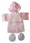 Pink Robe Outfit Teddy Bear Clothes Fits Most 14  - 18  Build-a-bear And Make Yo
