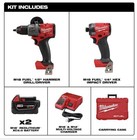 Milwaukee M18 Fuel 18v 3697-22 2tool Kit Hammer Drill impact Driver 2 Batteries