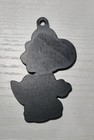 Glossy 3d Printed Super Mario Orange Yoshi Keychain
