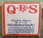 Qrs Player Piano Rolls - Choose Your Own All Tested Play Perfectly