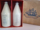 Vintage Old Spice Cologne   After Shave Bottles In Original Gift Box Set Used