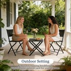 Patio Bistro Set Folding Patio Table And Chairs Outdoor Patio Furniture Sets