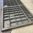 Antique Hamilton Printer s Drawer Letterpress Type Tray Shadowbox Free-freight  