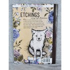 Bendon Advanced Coloring Book Etchings Vintage Style Illustrations Fox Roses