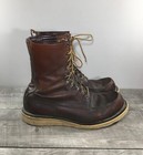 Vintage Irish Setter 877 Soft Moc Toe Work Mens Hunting Leather Boots Size 9