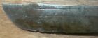 Antique Vintage Butcher Knife Old Steel Brass Rivets