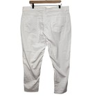 Eileen Fisher Women s Slim White Denim Jeans Comfort Stretch Casual Pants 18