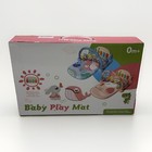 Baby Activity Gym Play Mat Pink Musical Infant Playmat Hanging Toys New