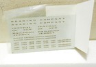 Ho Kitbits   225 Reading cnj Passenger Car Decals Bronze  Nib
