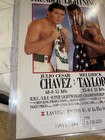 Julio Cesar Chavez Vs Meldrick Taylor Onsite Rare Poster  Las Vegas Hilton 1990