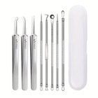 Acne Needle Blackhead Remover     Pimple   Comedone Extractor Tool Kit With Tweeze