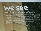 2004 Microsoft Your Potential Our Passion  We See Campaign Poster  24x16-1 2  