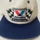Vintage 90 s Valvoline Performance Team Snap Back Trucker Hat Embroidered Wool