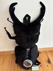 Insect Backpack Stuffed Toy Giant Stag Beetle Black 46cm    20 Cm  w  Plush New