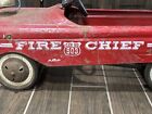 Vintage Amf Fire Chief  503 Fire Truck Pedal Car Red