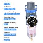 1 4 Inch Npt Air Filter Pressure Regulator  Water-trap Air Tool Compressor Fi   