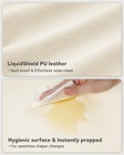 Vegan Leather Waterproof Baby Changing Pad - Wipeable  Extra Thi  
