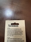Nicholson 63172 6 Blades  18 24 32 Tpi Standard Shatterproof Hacksaw Blade 12  