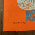 Joyful Alternative 1967 Peace Poets Dance Psychedelic Poster Country Joe 1st