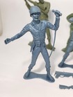 Vtg Lot Of Mpc Battling Buddies Blue Green Gray With Accessories           tr8 