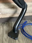 Uncaged Ergonomics Single Computer Monitor Arm Desk Mount With Usb Ports Max 27 