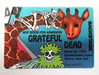 Grateful Dead Backstage Pass Puzzle Train Albany Ny New York 3 24 91 3 24 1991