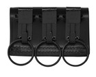 Black Leather Duty Belt With Key Holder   Officer Accessory   Law Enforcement Ge
