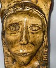 Hand Carved Single Piece Of Wood Native American Image 13 1 2 Inches High