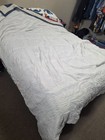 Vintage Handmade Hand Sewn Quilt Blanket 96x88 