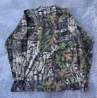 Vintage Jerzees Outdoors Shirt Size Large Aop Leaf Camo Hunting Y2k Long Sleeve
