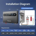 8kw Tankless Electric Water Heater  240v On Demand Instant Endless Water Heaterr