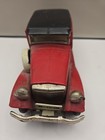 Vintage Japan Tin N-1929 Touring Car Friction Toy Red Metal  Good