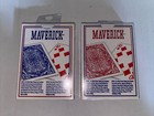 Two Pack Sealed Decks Maverick Playing Cards Blue And Red   B1