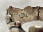 Vintage Signed Taxco Mexico Edp Sterling 925 Hinged Cuff Bracelet 56 Grams
