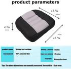 Seahome Car Booster Seat Cushion Heightening Height Boost Mat breathable Mesh Po
