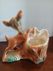 Vintage Walt Disney Productions Bambi Thumper Planter Ceramic Pottery