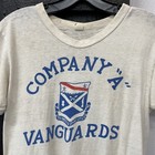 Vintage 1950s Us Army Company A Vanguards 18th Infantry Russell Southern Shirt M